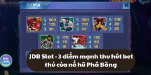 JDB Slot - 3 điểm mạnh thu hút bet thủ của nổ hũ Phá Băng